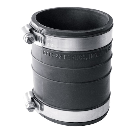 Fernco Fernco Schedule 40 2 in. Socket X 2 in. D Socket PVC Flexible Coupling 1 pk P1060-22